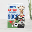 Search for kids soccer birthday cards Boy