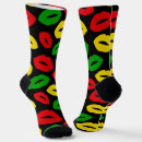 Search for lipstick socks Black