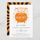 Search for witch birthday invitations Girly