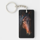 Search for horses rectangular keychains Western