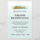 Search for salon grand opening flyers Covid 19