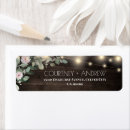 Search for rustic lights return address labels Watercolor
