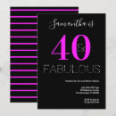 Search for fab forty invitations Fortieth