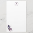Search for lilac purple stationery paper Floral
