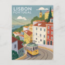 Recherche de lisbonne cartes postales Tramway jaune