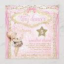 Search for ballet dancer square invitations Party