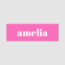 Search for pink name tags Retail