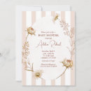 Search for floral stripes invitations Striped