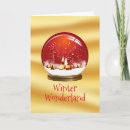 Search for winter snow globe christmas cards Wonderland