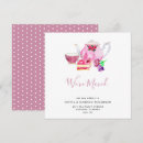 Search for tea pot square invitations Watercolor