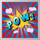 Search for pop comic art Pow