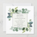 Search for spring shower wedding invitations Greenery
