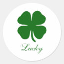 Search for clover leaf stickers Irish