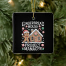 Search for gingerbread house ornaments Tree