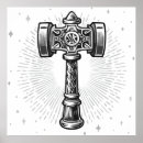 Search for thor hammer posters Mythology