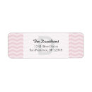 Search for pink chevron return address labels Zigzag