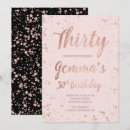 Search for faux rose gold confetti invitations Typography