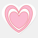Search for 2 hearts stickers Red