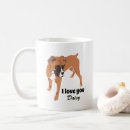 Search for boxer love mugs Dog lover