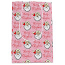 Search for vintage santa claus gift bags Pink