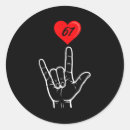 Search for love sign stickers Hand