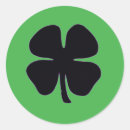 Search for green clover stickers Irish
