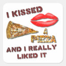 Search for i love pizza stickers Red