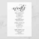 Search for timeline wedding invitations Itinerary