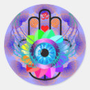 Search for symbol of protection stickers Blue