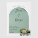 Recherche de lotus rose invitations Vert