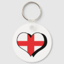 Search for love england keychains Heart