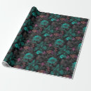 Search for floral print wrapping paper Black