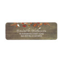Search for rustic wood wedding return address labels Autumn