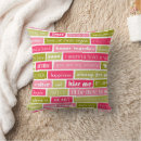 Recherche de phrases coussins Rose