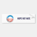 Search for hate obama bumper stickers Hope