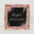 Search for unique artist business cards Gold