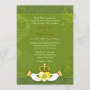 Recherche de irlandais mariage invitations Élégant