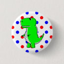 Recherche de dinosaure mignon badges Tyrannosaurus rex