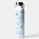 Search for floral water bottles Chic floral pattern