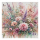 Search for fall flower posters Watercolor