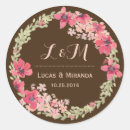 Search for dark pink wedding stickers Flower