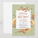 Search for cheers to 60 years invitations Sixty