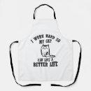 Search for hard work aprons Kitten