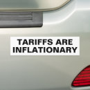 Search for tariffs bumper stickers Inflation