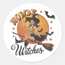 Search for witch broomstick stickers Scary