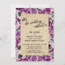 Search for pink flowers wedding invitations Typography