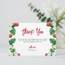 Search for strawberry thank you cards Watercolor