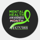 Search for mental health awareness month stickers Stigma