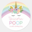 Recherche de poop stickers Poop de licorne