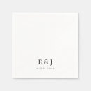 Search for monogram wedding napkins Typography